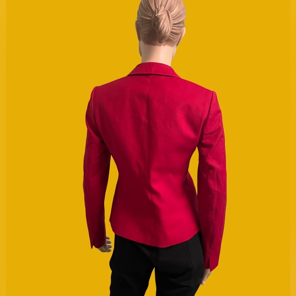 Theory wool red jacket - Picture 3 of 7